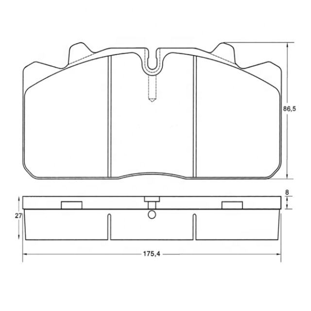 WVA29088 WVA29091 Pastillas de freno ECE R90 Certificado para DAF MAN RENAULT VOLVO Camión / Autobús