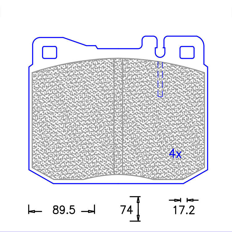 pastillas de freno de bajo precio para comprar en la fábrica de China