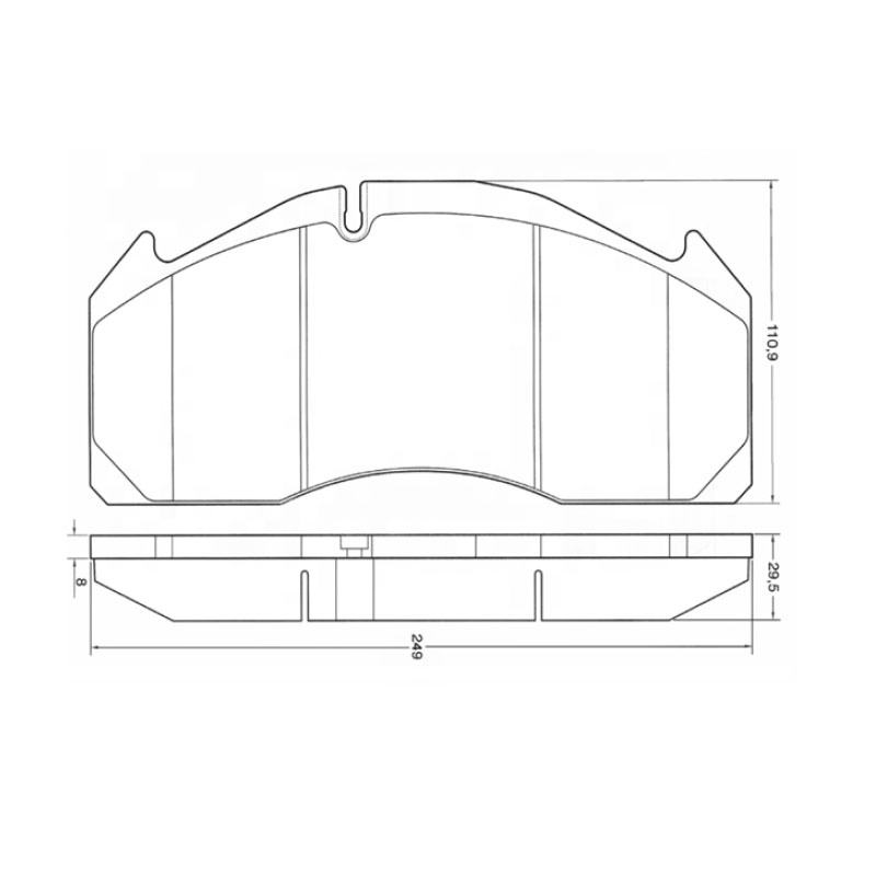 Pastilla de freno genuina, pastillas de freno de camión de alta calidad WVA29125 WVA29277 3095396 20768092 5001855646 para VOLVO FH 29125